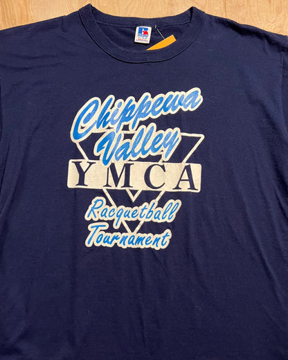 1990's Chippewa Valley YMCA Racquetball Tournament Single Stitch T-Shirt