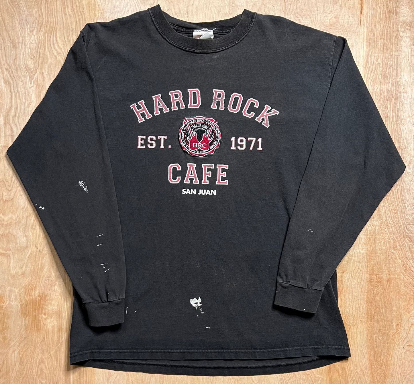 Vintage Hard Rock Cafe San Juan Long Sleeve Shirt