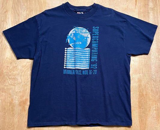 1992 Supercomputing Minneapolis, MN Single Stitch T-Shirt