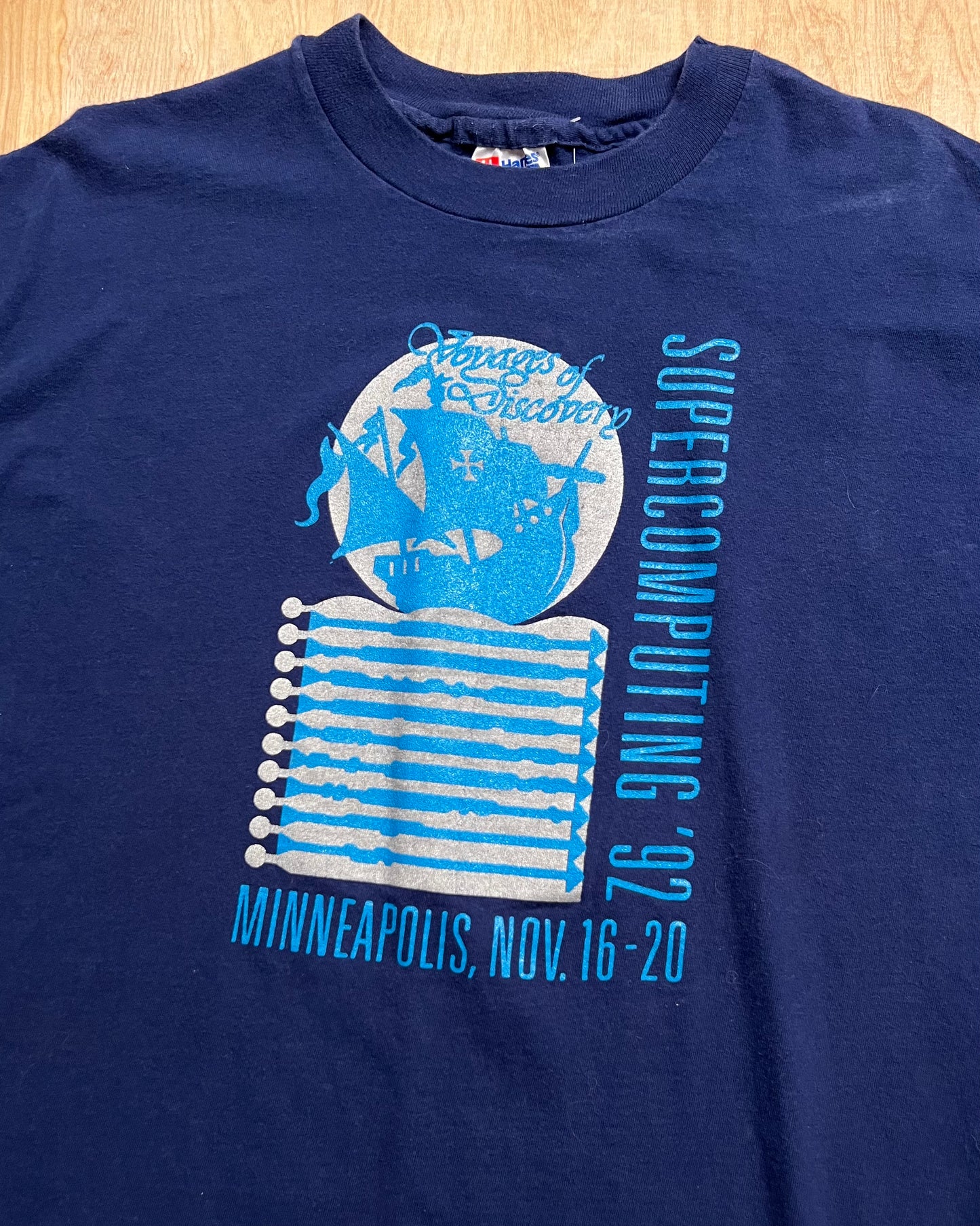 1992 Supercomputing Minneapolis, MN Single Stitch T-Shirt