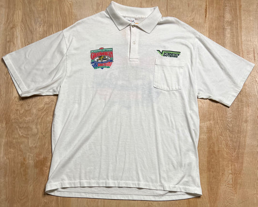 1992 Interstate Batteries Great American Race Single Stitch Polo