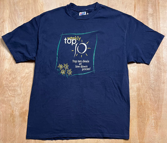 1990's Oakwood Mall "Top 10 Weekly Deals" Single Stitch T-Shirt