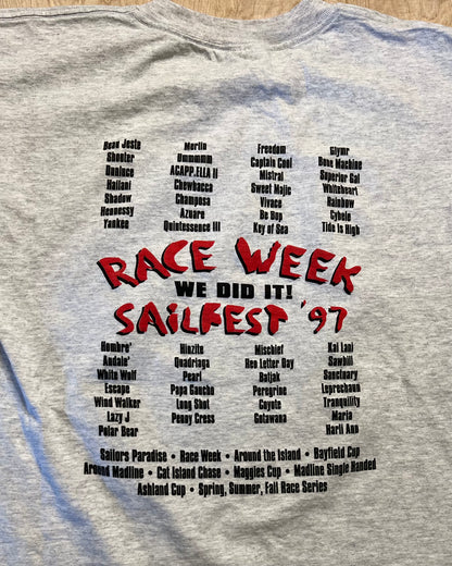 1997 Sailfest Race Week Bayfield, Wisconsin T-Shirt