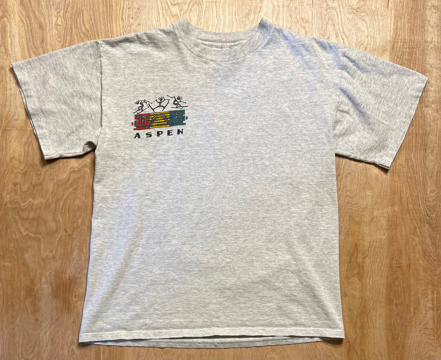 1994 Aspen "Life's Short, Ski Hard" Single Stitch T-Shirt