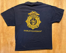 Load image into Gallery viewer, Early 2000&#39;s Harley Davidson Special Firefighter Edition T-Shirt
