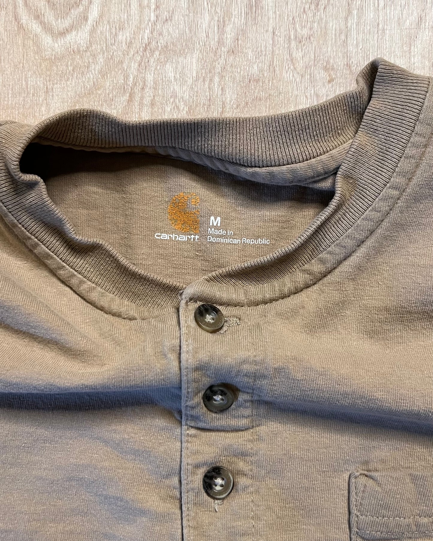 Modern Carhartt 3 Button Long Sleeve Shirt