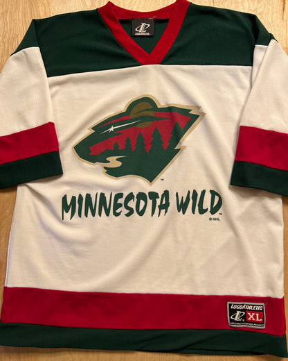 1990's Minnesota Wild Logo Athletics Short Sleeve Jersey