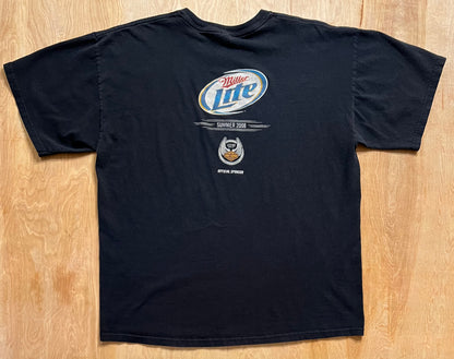 2008 Summer Miller Lite X Harley Davidson T-Shirt