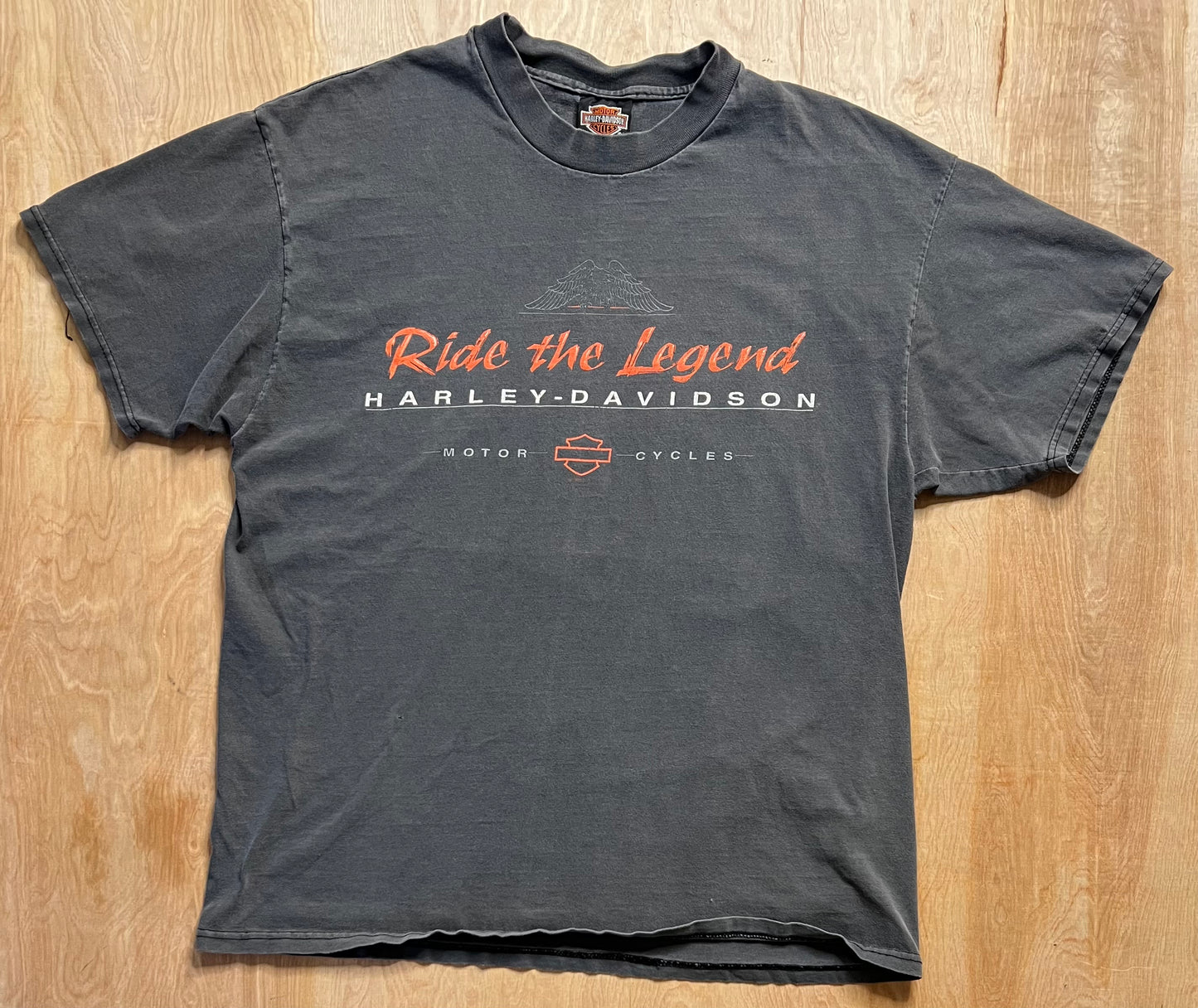 1997 Harley Davidson "Ride the Legend" Milwaukee, WI T-Shirt