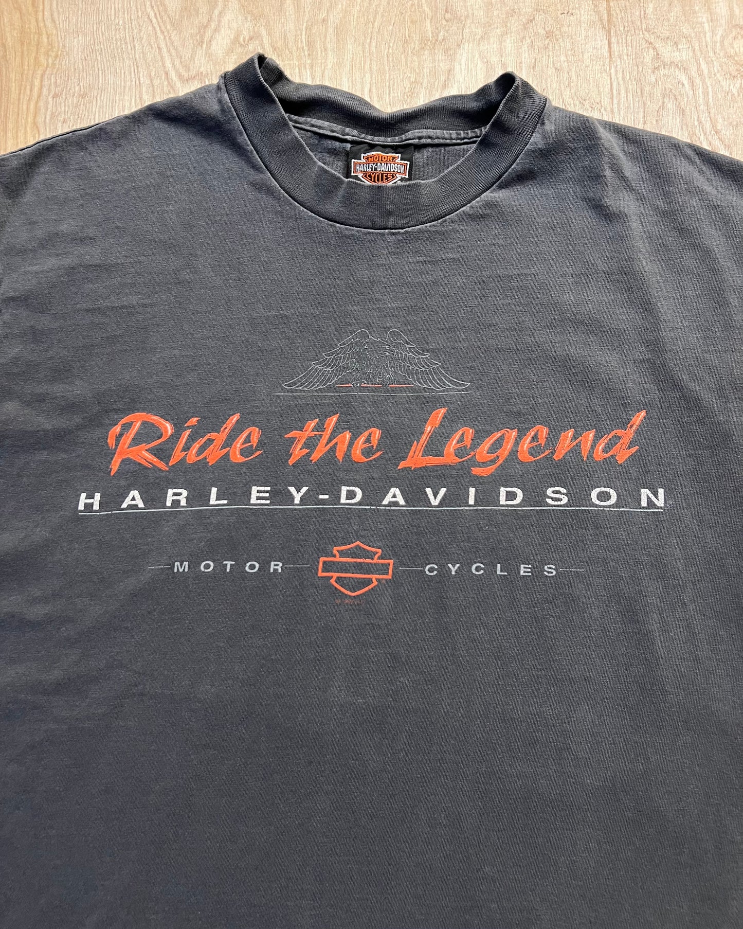 1997 Harley Davidson "Ride the Legend" Milwaukee, WI T-Shirt