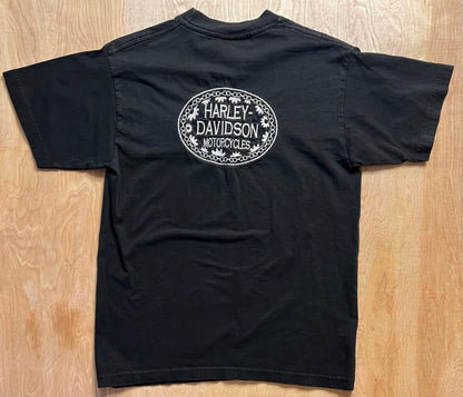 Vintage Harley Davidson Manzanillo, Mexico T-Shirt