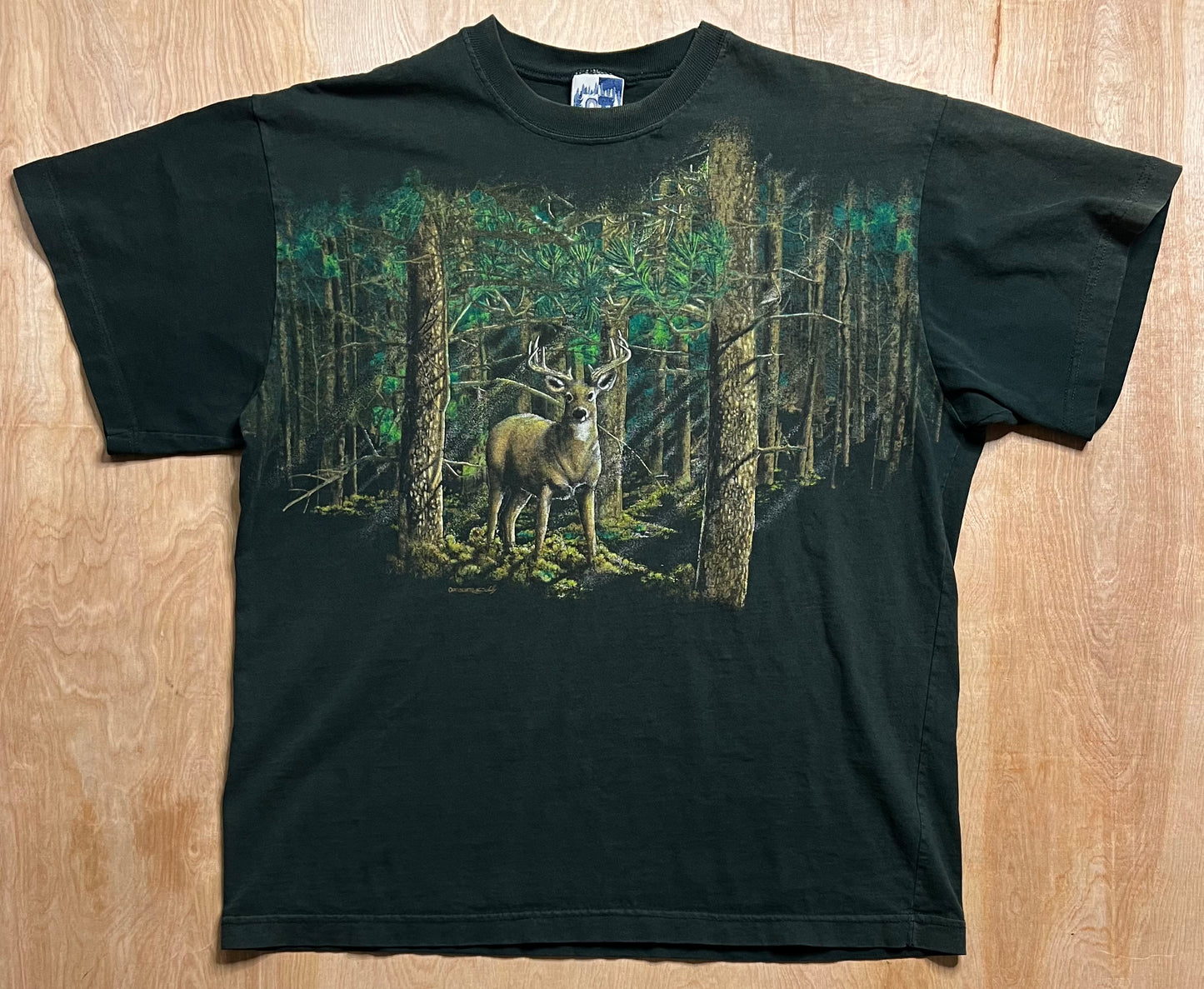 1990's Whitetail Deer Art Unlimited T-Shirt