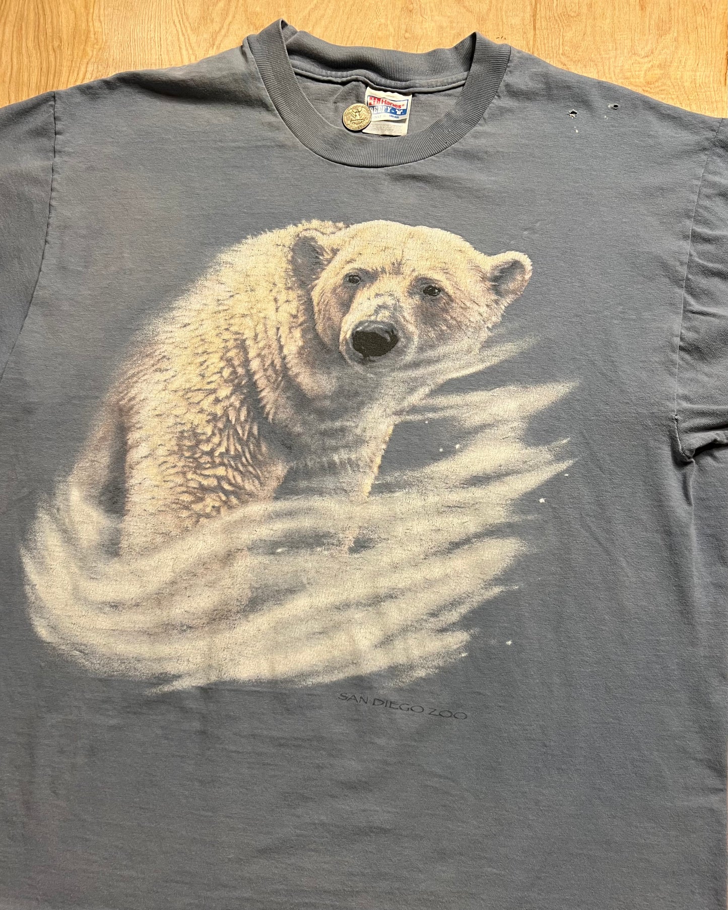 Vintage Distressed San Diego Zoo Polar Bear T-Shirt