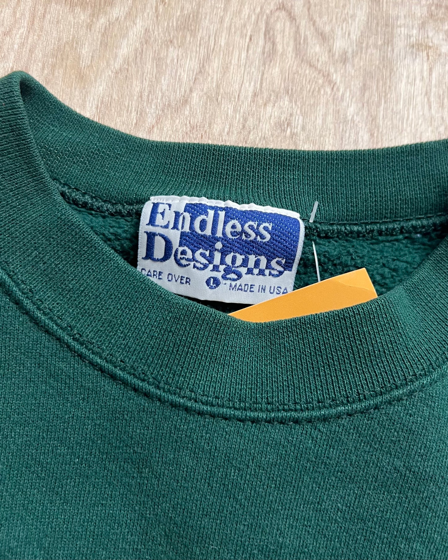 1990's Embroidered Wisconsin Endless Designs Crewneck