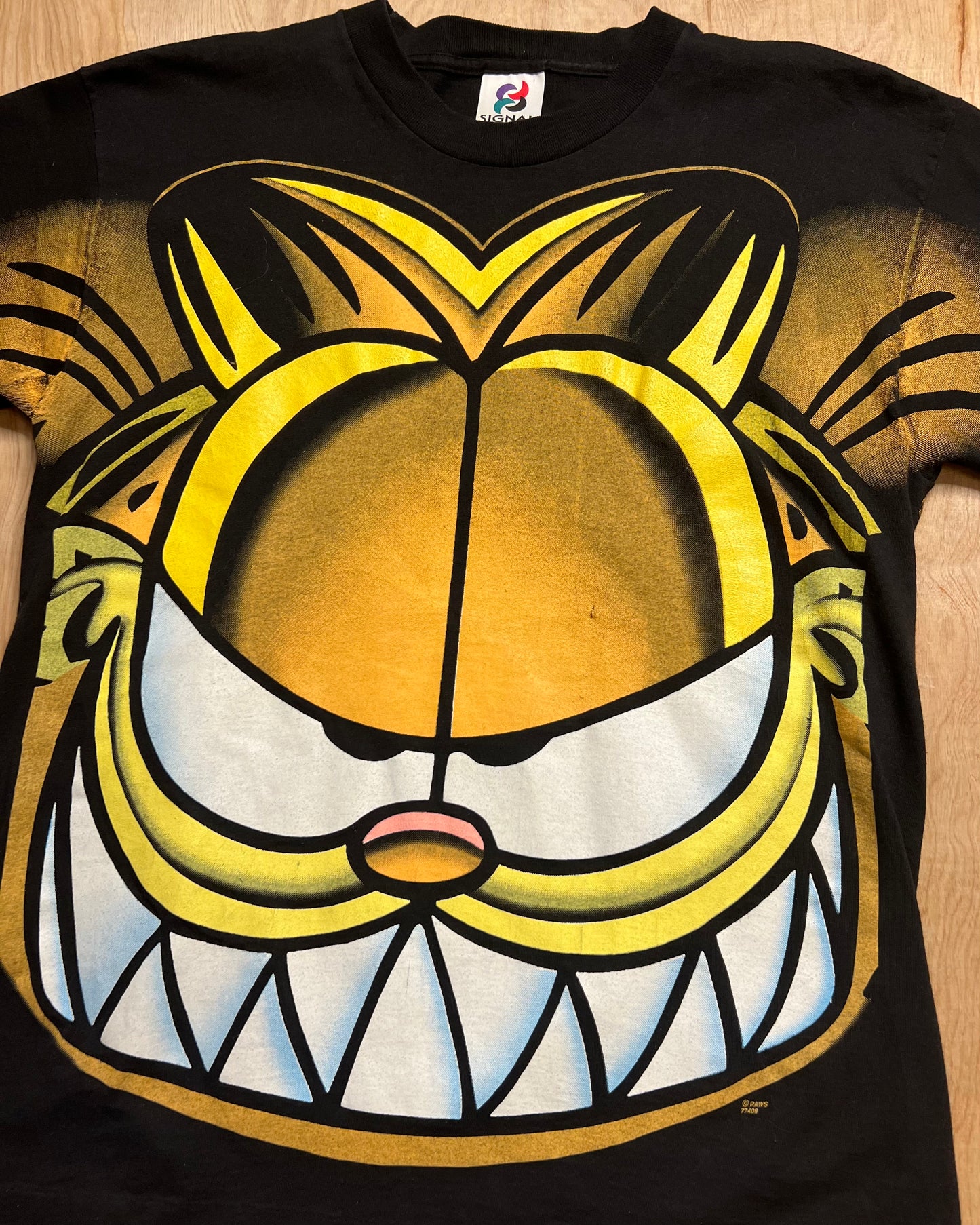 1990's Garfield AOP Single Stitch T-Shirt