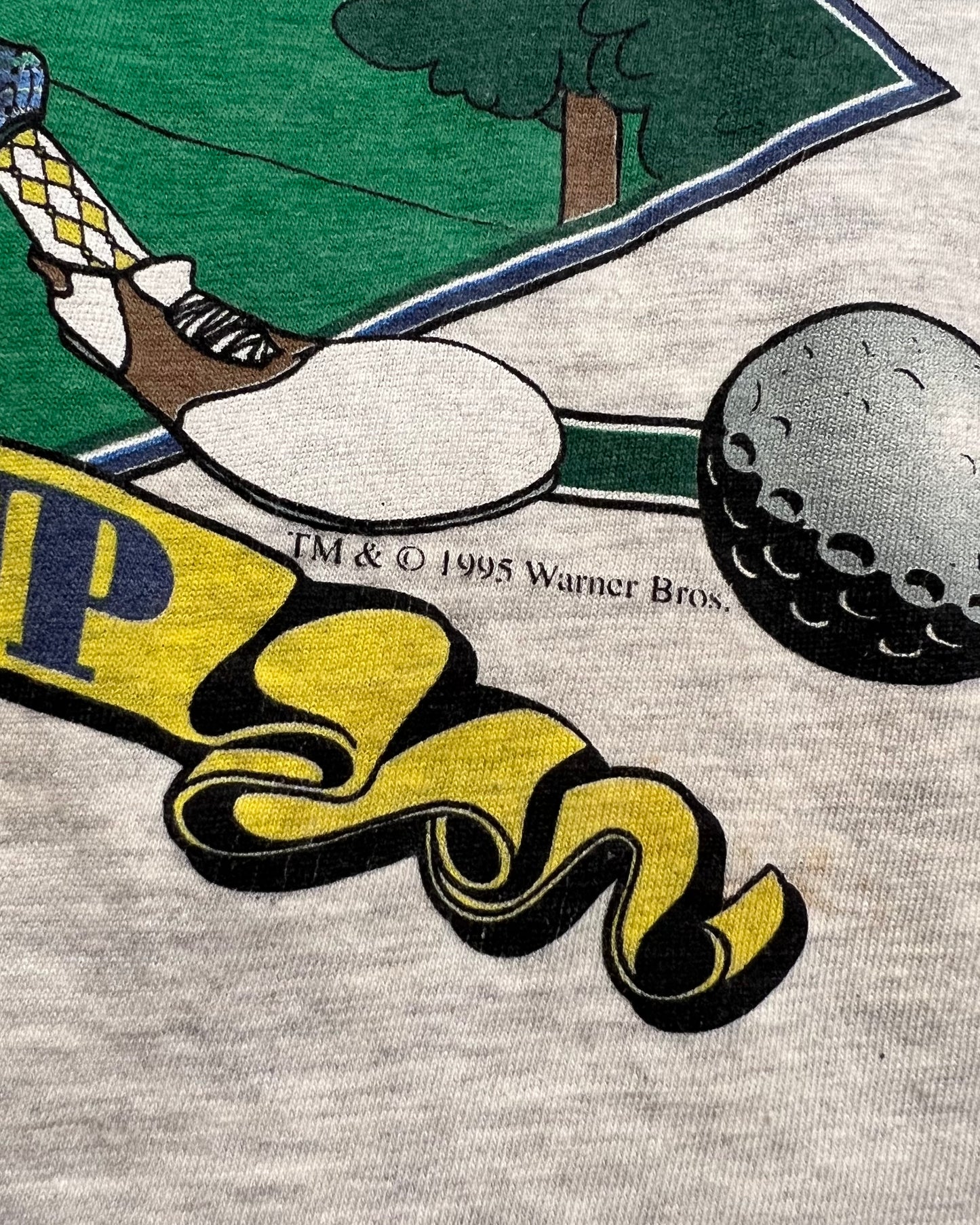 1995 Wisconsin Bugs Bunny Golf "Tee It Up" Single Stitch T-Shirt