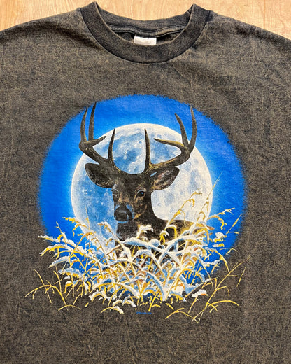 Vintage Whitetail Deer x Moon T-Shirt