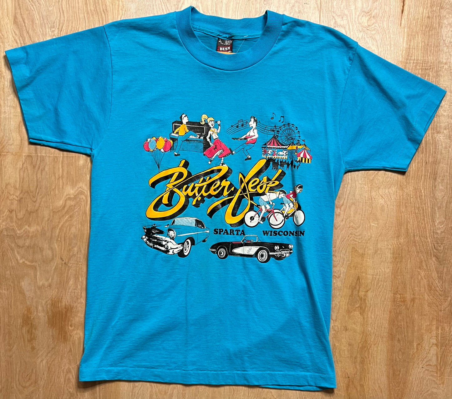 1990's Butter Fest Sparta, WI Single Stitch T-Shirt
