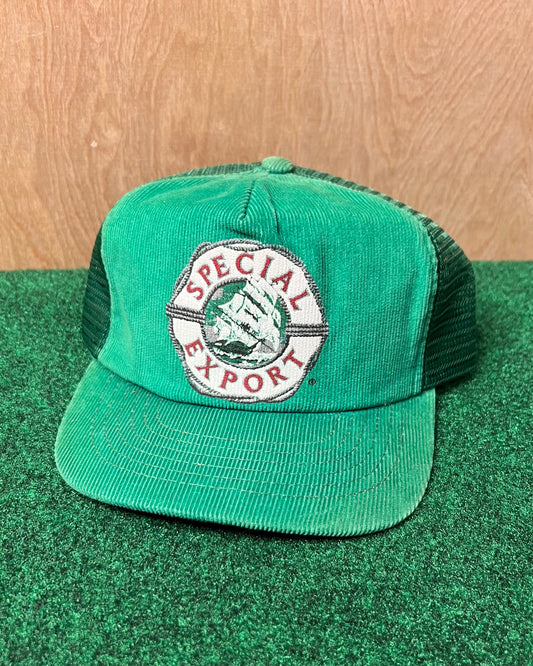 Vintage Special Export Corduroy Trucker Hat