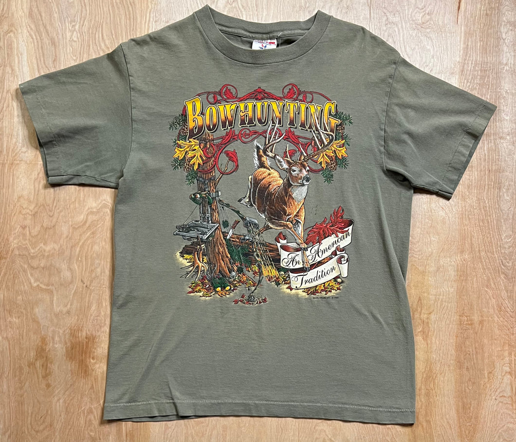 1995 Bowhunting X Whitetail Single Stitch T-Shirt