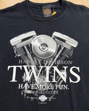 Load image into Gallery viewer, 1998 Harley Davidson &quot;Twins Have More Fun&quot; T-Shirt

