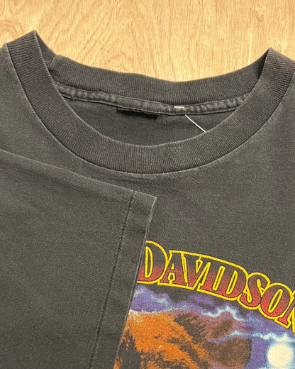 1995 Harley Davidson "The Lone Wolf" Sturgis Single Stitch T-Shirt