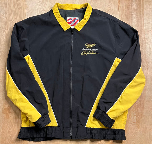 Vintage Miller Genuine Draft Rusty Wallace Racing Jacket