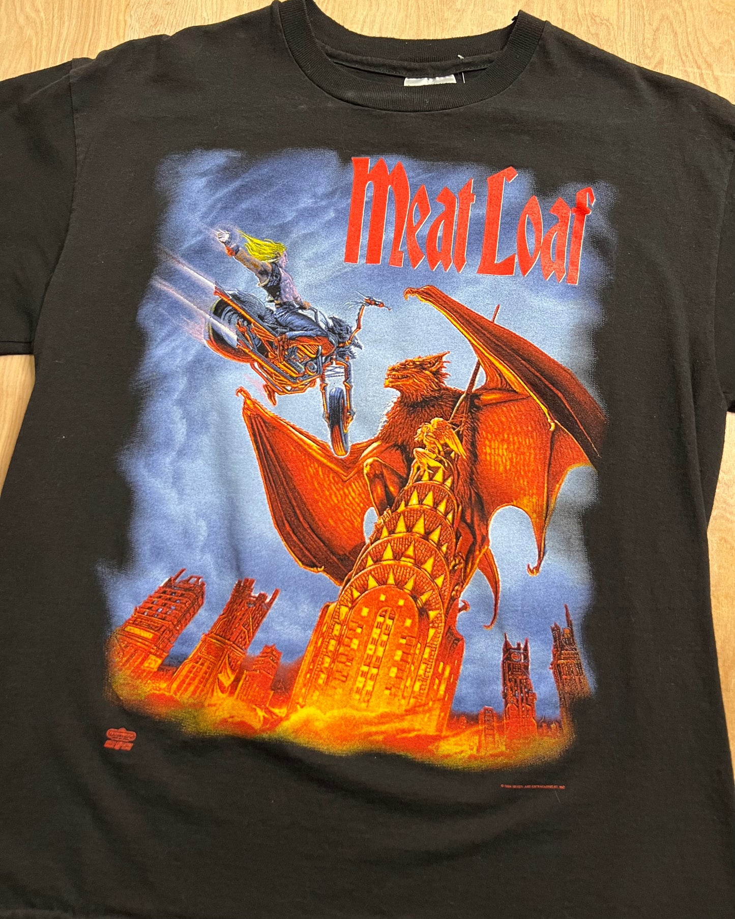 1994 Meat Loaf "Everything Louder Than Everything Else World Tour" Single Stitch T-Shirt
