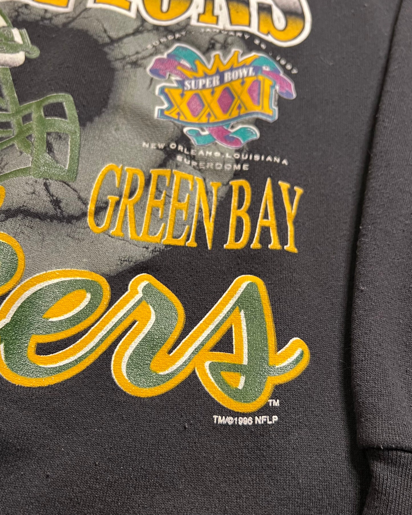 1997 Green Bay Packers Super Bowl Champions Crewneck