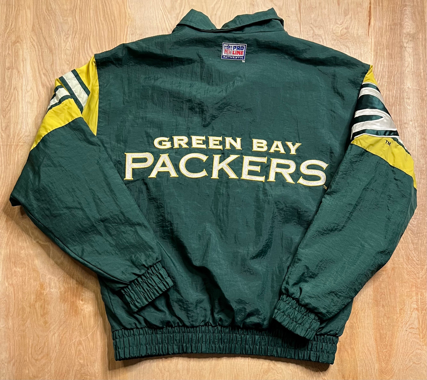 Vintage Green Bay Packers Logo Athletic Pro Line Jacket