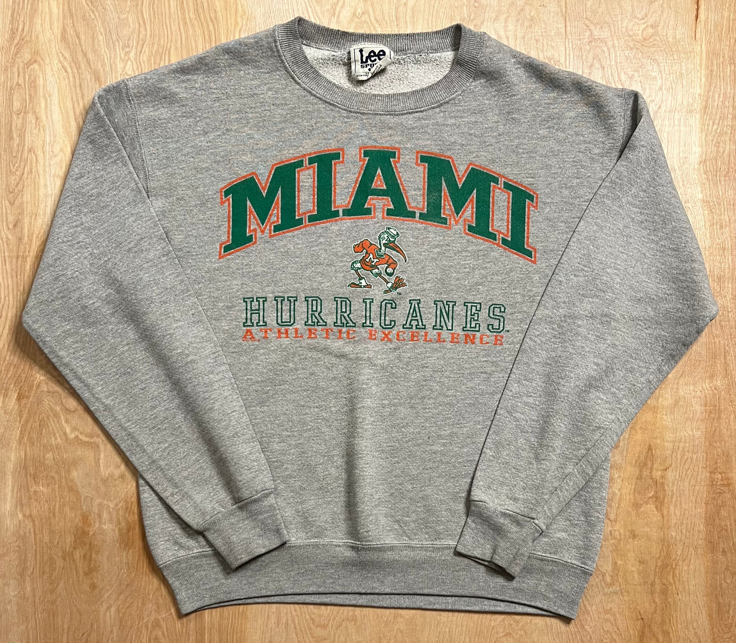 Vintage Miami Hurricanes Lee Sports Crewneck