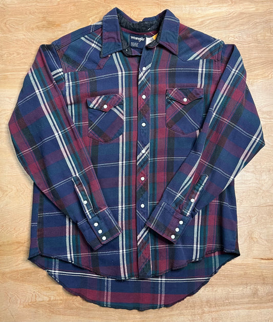 Vintage Wrangler Snap Button Flannel