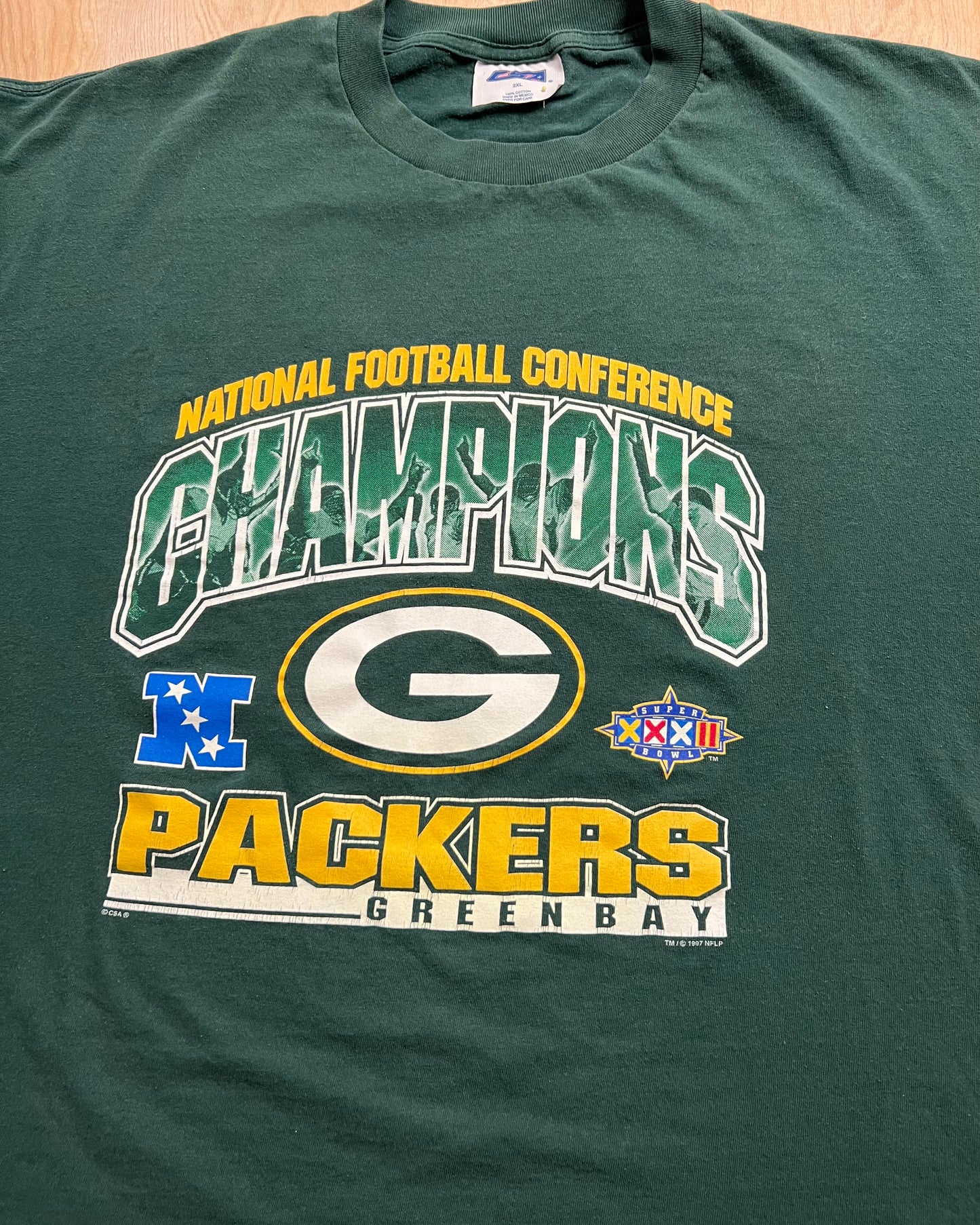 1997 Green Bay Packers Super Bowl Champions T-Shirt