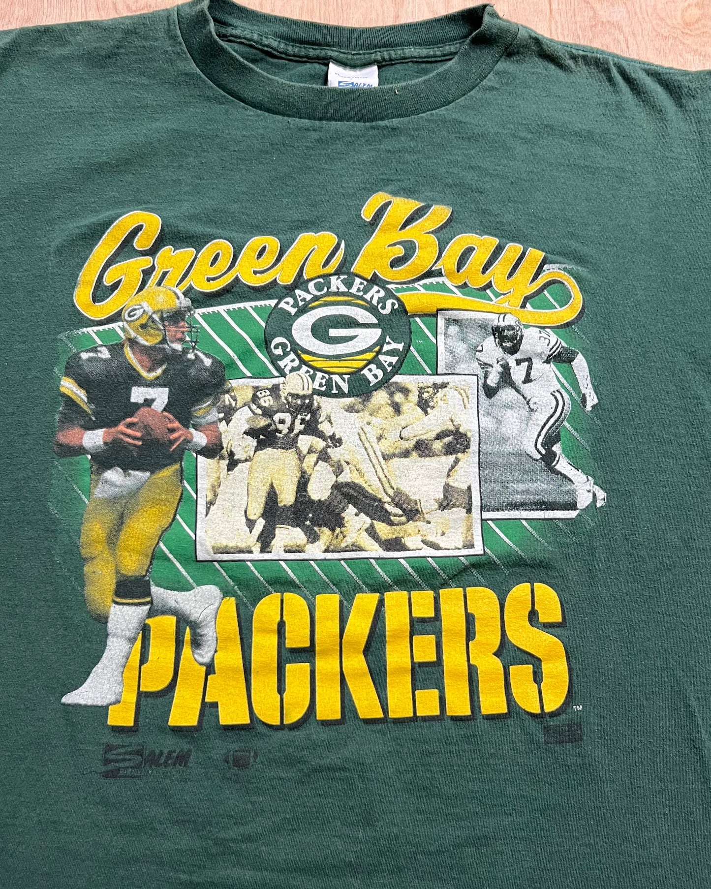 1990 Green Bay Packers Don Majkowski Single Stitch T-Shirt