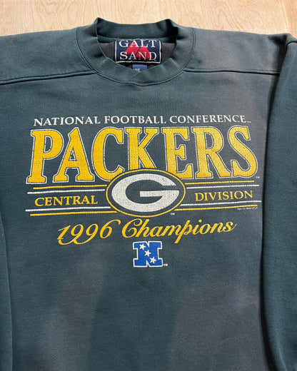 1996 Green Bay Packers Central Division Champions Crewneck