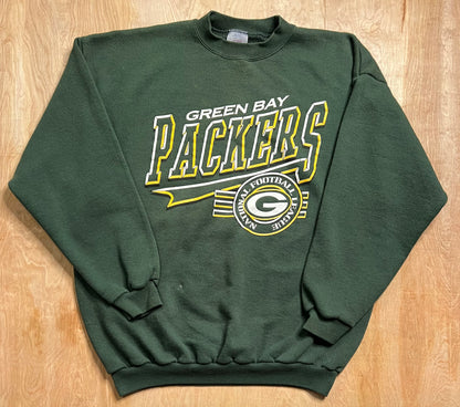 Vintage Green Bay Packers Logo 7 Heavy Weight Crewneck