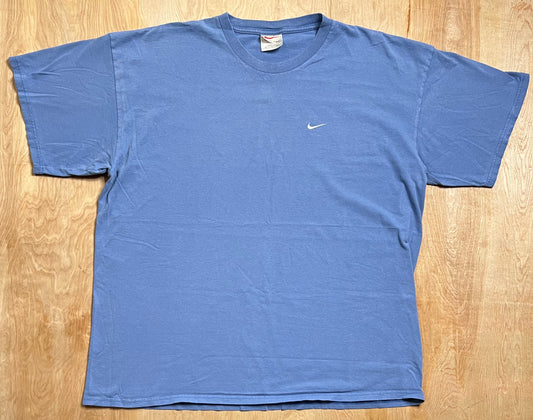 Vintage Nike Mini Swoosh Powder Blue T-Shirt