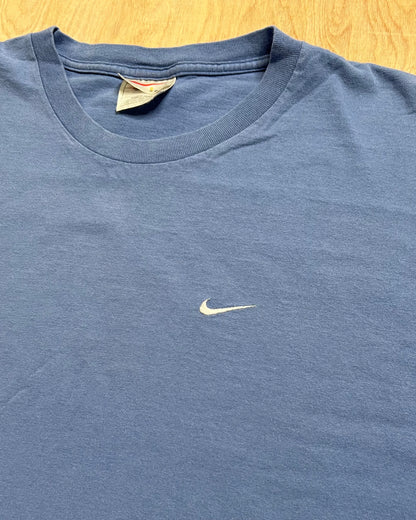 Vintage Nike Mini Swoosh Powder Blue T-Shirt