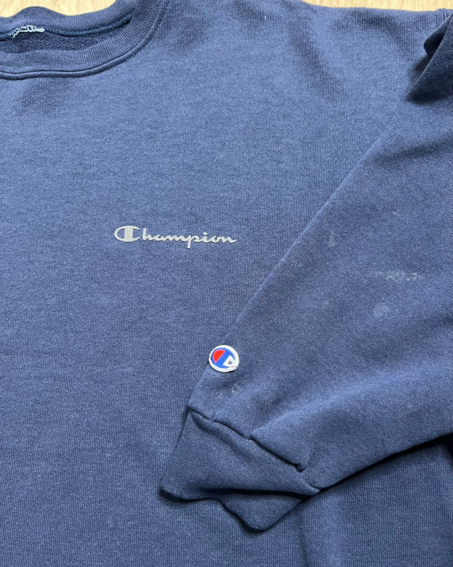 Vintage Blue Champion Crewneck