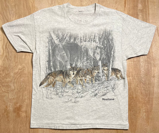 1994 Montana Wolf Pack Single Stitch T-Shirt