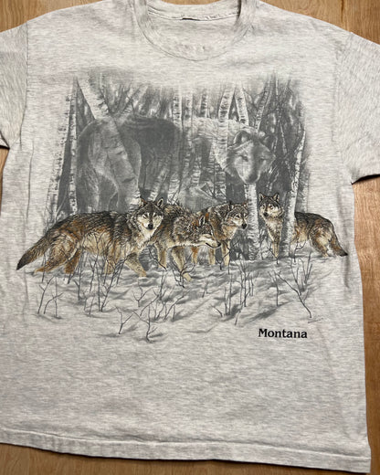 1994 Montana Wolf Pack Single Stitch T-Shirt