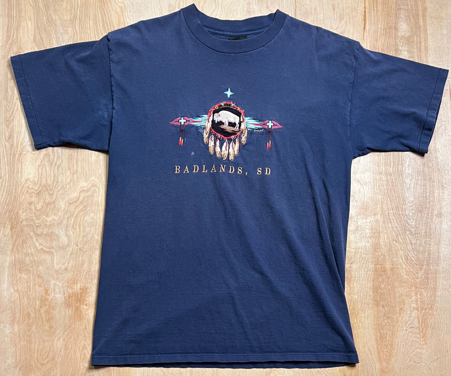Vintage Badlands, South Dakota Single Stitch T-Shirt