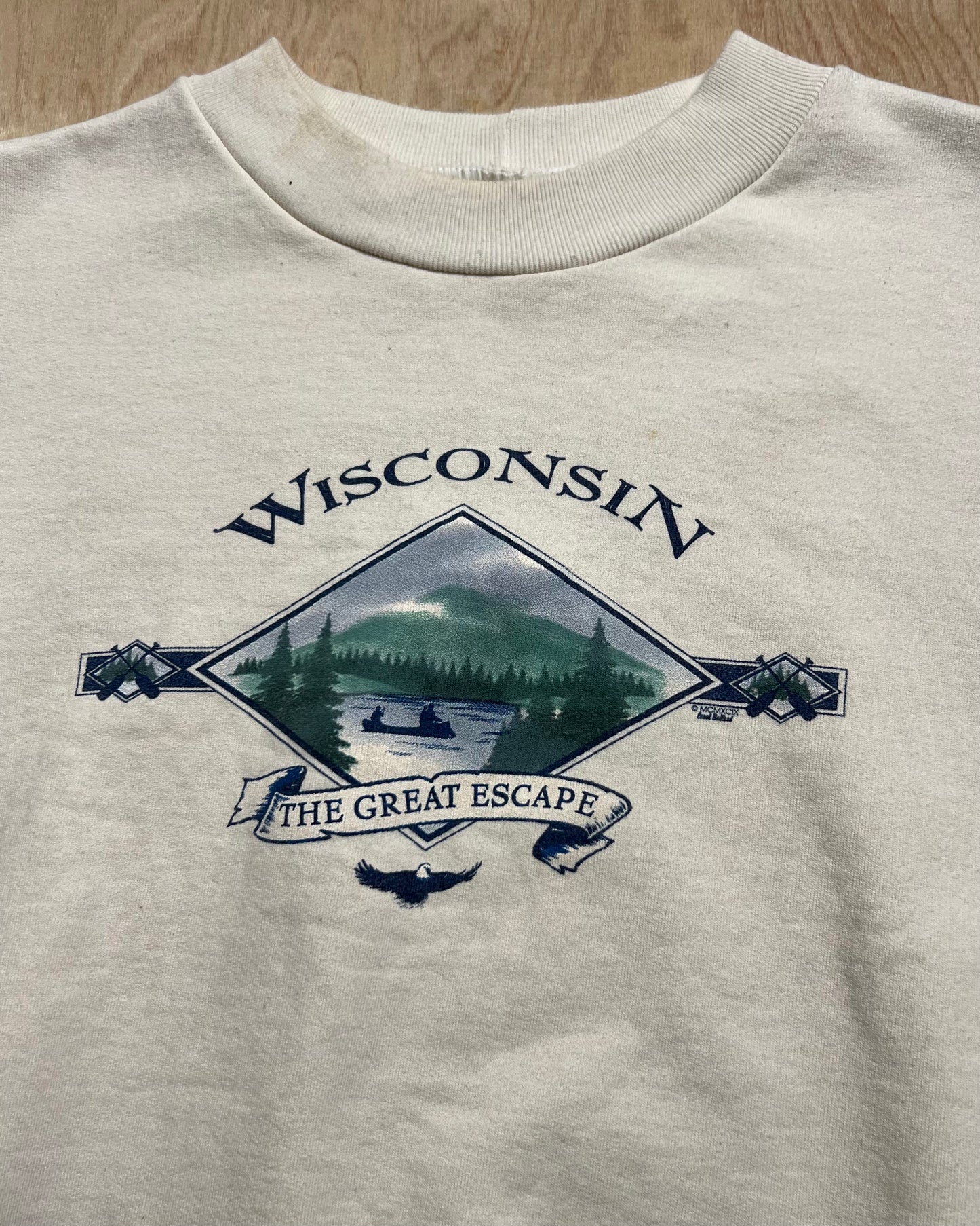 Vintage Wisconsin "The Great Escape" Crewneck