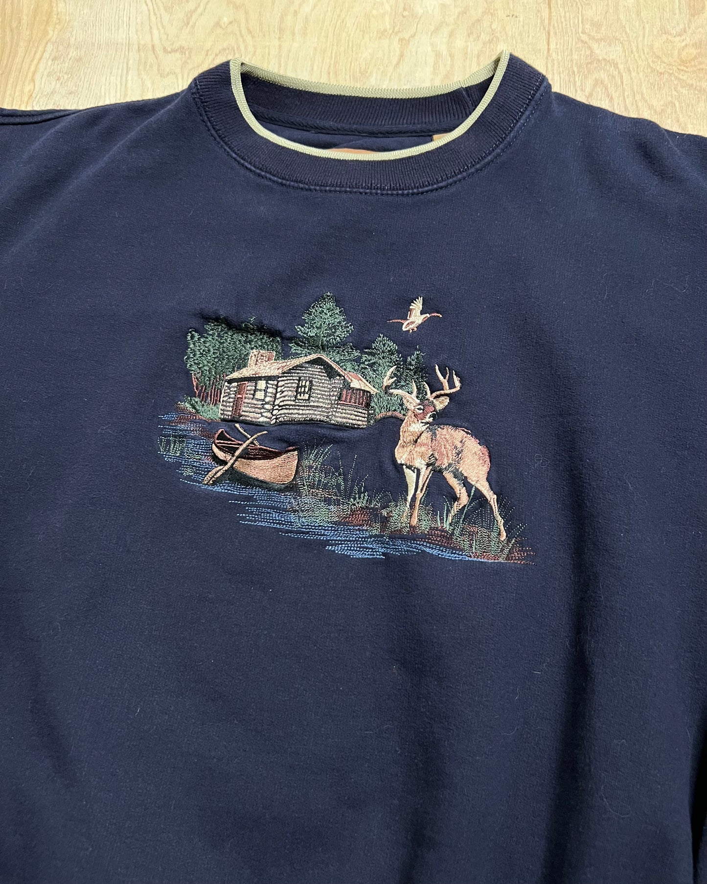 Vintage Deer x Duck x Cabin Crewneck