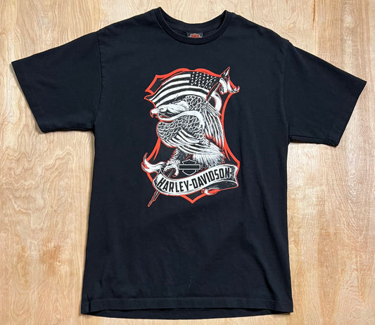 Modern Harley Davidson Black River Falls, Wisconsin T-Shirt