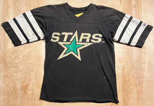 1997 Minnesota Stars Logo 7 Single Stitch T-Shirt