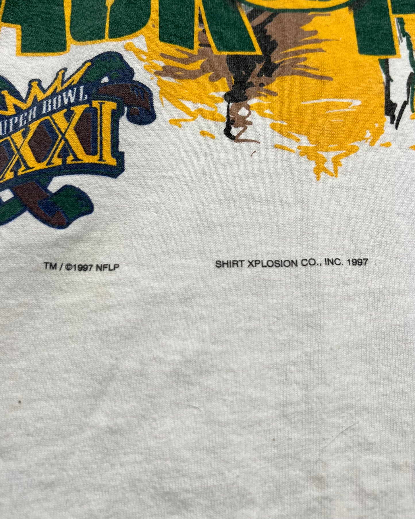 1997 Green Bay Packers Super Bowl "Pack to Pack" T-Shirt