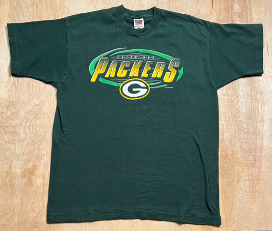 1997 Green Bay Packers Single Stitch T-Shirt