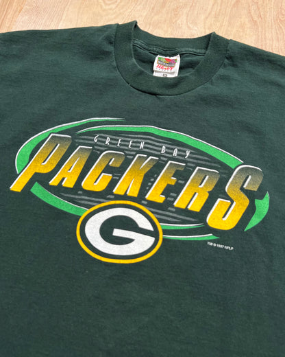 1997 Green Bay Packers Single Stitch T-Shirt