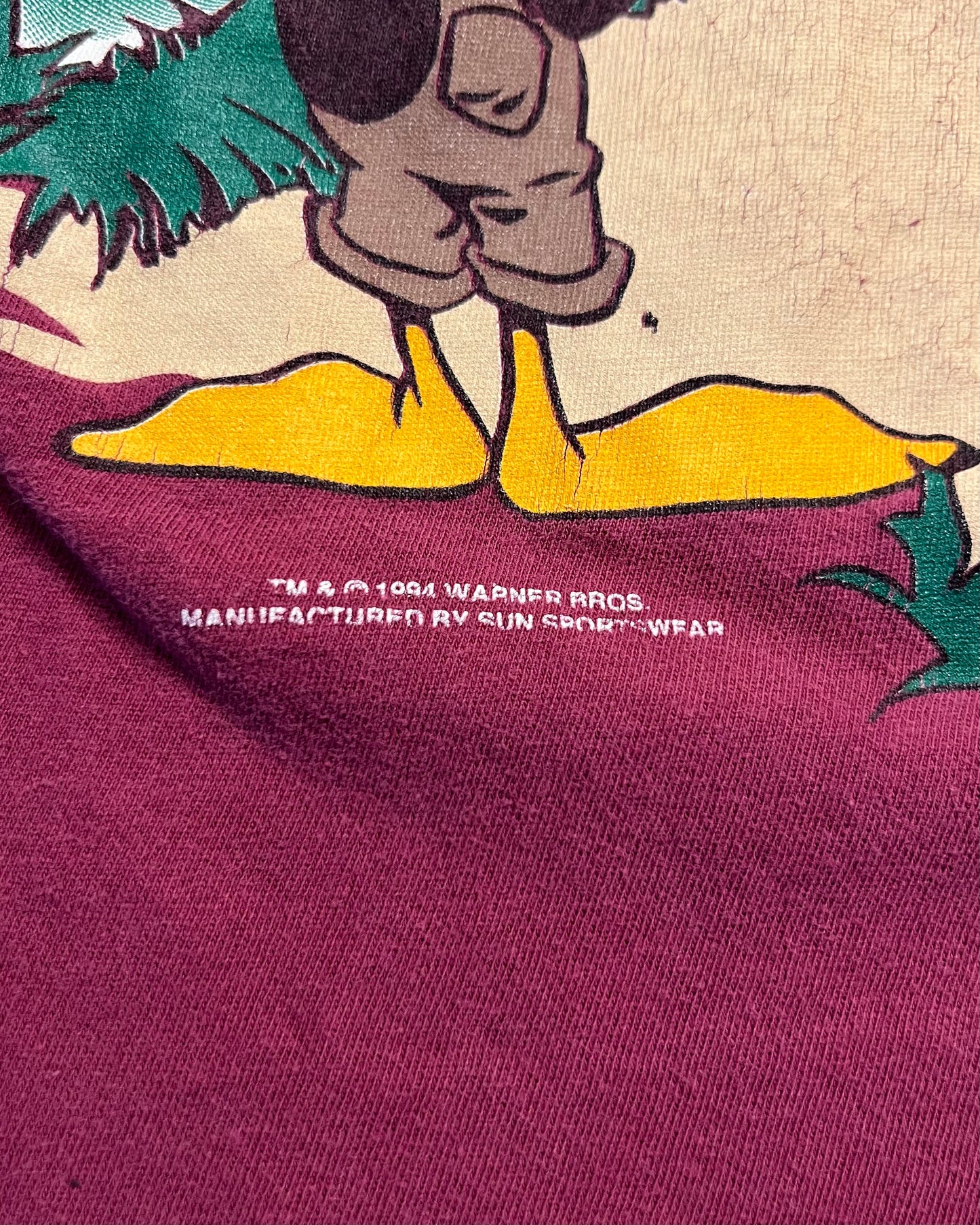 1994 Looney Tunes "Gettabettaview Mountain School" T-Shirt